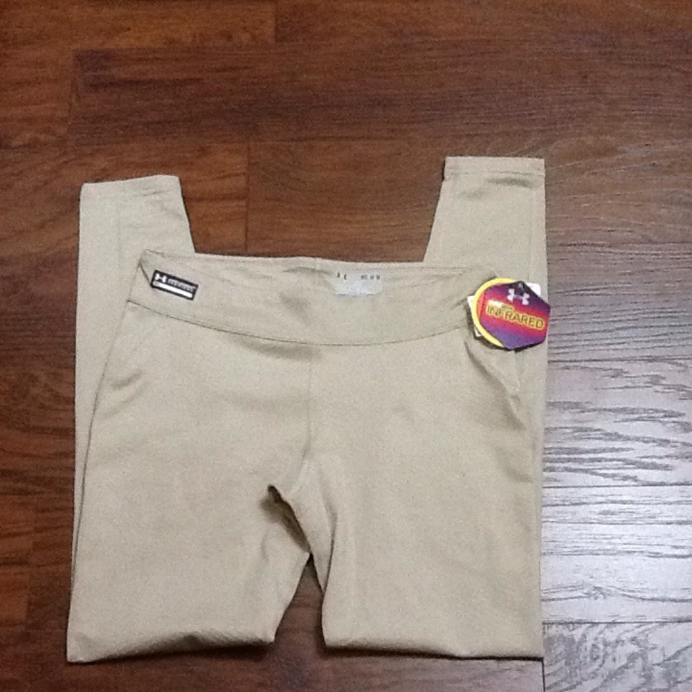 Khaki! Under Armour Dressy Yoga Pants NWT